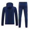 Manchester United Hoodie Training Huppari 2024-25 Navy - Miesten